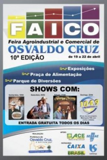 Organizao espera bom pblico para Joo Lucas e Walter Filho hoje na FAICO 2012