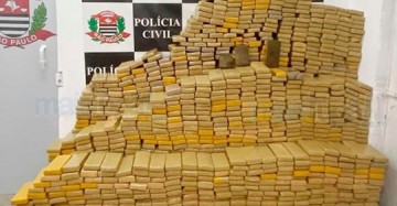 Pol�cia Civil apreende 1,6 toneladas de maconha em Parapu�