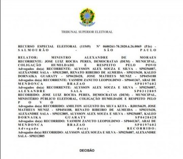 Z� Luis sofre nova derrota na Justi�a Eleitoral e Salmour�o caminha para nova elei��o