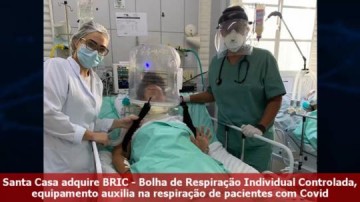 VDEO: Santa Casa de Osvaldo Cruz inova com compra de equipamento que pode evitar intubaes