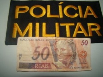 Polcia faz apreenso de dinheiro falso em OC