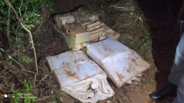 V�DEO: Pol�cias Militares do 8� BAEP fazem grande apreens�o de Drogas na SP-563