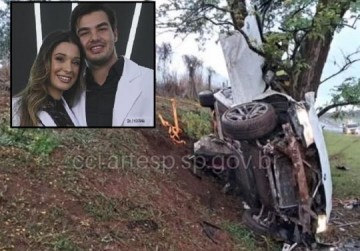 M�dico de 27 anos morre e namorada fica gravemente ferida em acidente com carro de luxo em Ourinhos