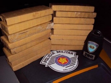 Maconha � apreendida dentro de mochila em �nibus de Ara�atuba