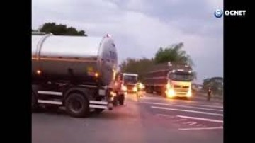 V�DEO: Caminhoneiros fazem manifesta��es em rodovias da regi�o