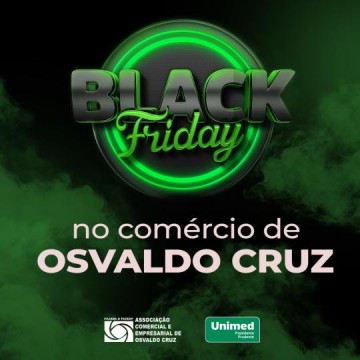 Comrcio de Osvaldo Cruz ter horrio especial na sexta e no sbado devido  Black Friday