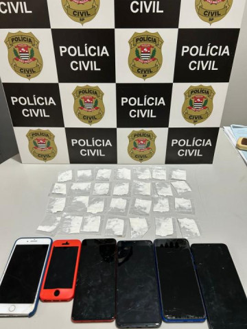 Pol�cia Civil de Parapu� cumpre mandado e prende suspeito de tr�fico