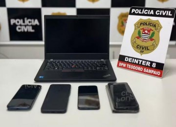 Opera��o Spotlight investiga suspeitos de negociar e armazenar pornografia de adolescentes, em Pres. Prudente e Teodoro Sampaio
