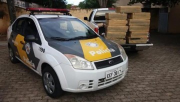 PM Rodovi�ria prende duas pessoas e apreende carregamento de maconha na SP-294