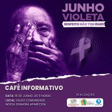 Caf� Informativo marca campanha Junho Violeta em Osvaldo Cruz na pr�xima segunda-feira