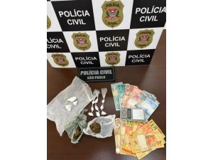 Polcia Civil de Rinpolis prende indivduo suspeito de trfico de drogas
