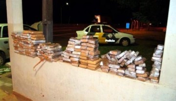 Policiamento Rodovi�rio apreende 92kg de maconha