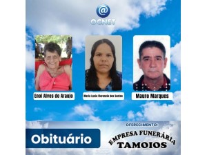 Portal Ocnet informa os falecimentos desta segunda-feira (27/11/2023)