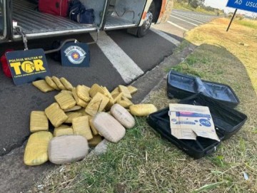 OSVALDO CRUZ: Boliviano � flagrado com tijolos de skank em bagagem e acaba preso na Rodovia Comandante Jo�o Ribeiro de Barros