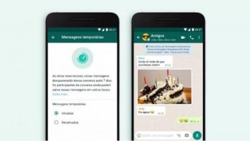 WhatsApp lana mensagens temporrias que desaparecem aps sete dias