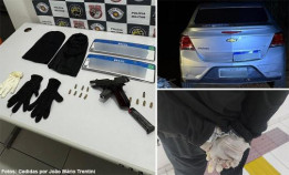 Procurado por homic�dio � preso com arma, muni��es e ve�culo com placas adulteradas em Tup�
