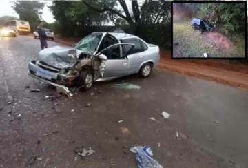 Colis�o frontal deixa 7 pessoas feridas na Rodovia Municipal Osvaldo Campioni Asc�ncio, em Martin�polis