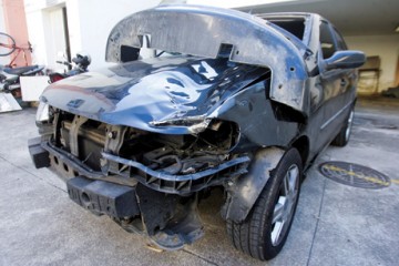 Classic colide contra Celta e ambos capotam em Gar�a