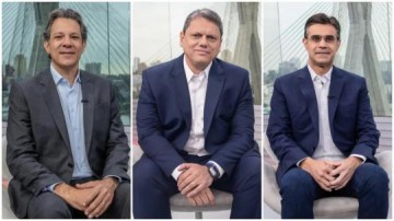 V�DEO: Pesquisa Ipec em S�o Paulo: Haddad segue na lideran�a, com 34%; Tarc�sio tem 24%; e Rodrigo, 19%