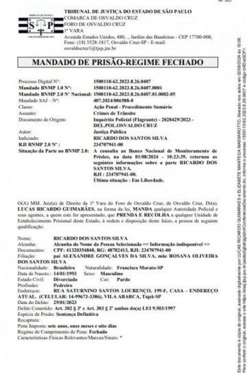 Est� preso o motorista condenado por homic�dio culposo na altura do Jangad�o em janeiro de 2023