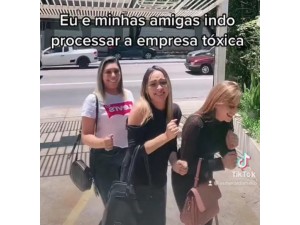 VDEO: Mulher dana no TikTok para comemorar processo trabalhista e leva multa