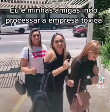 VDEO: Mulher dana no TikTok para comemorar processo trabalhista e leva multa
