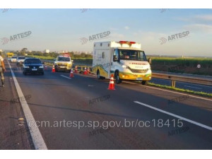 Motociclista morre em grave colis�o na SP-300 em Birigui