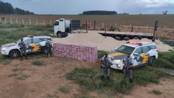 Pol�cia apreende mais de duas toneladas de maconha em rodovia de Ara�atuba