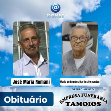 Portal Ocnet informa os falecimentos desta quinta-feira (25/04/2024)