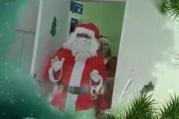VDEO: Santa Casa recebe visita de voluntrios que alegraram o corao dos pacientes na vspera de Natal