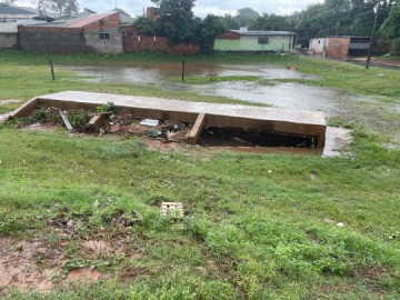 Bairro dos Coqueiros choveu 234mm de sexta-feira at� hoje; maior acumulado no munic�pio de Osvaldo Cruz