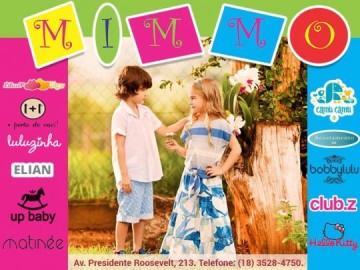 Beleza, delicadeza e conforto: deixe seu filho sempre na moda com a Mimmo