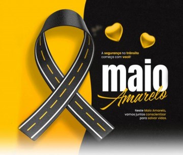 Campanha Maio Amarelo em Osvaldo Cruz tem a��o educativa nesta sexta-feira, 09