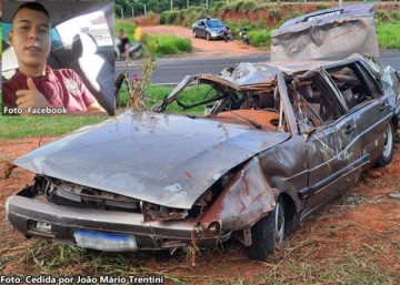 Jovem de 19 anos morre em acidente em vicinal que liga Tup� � Parnaso
