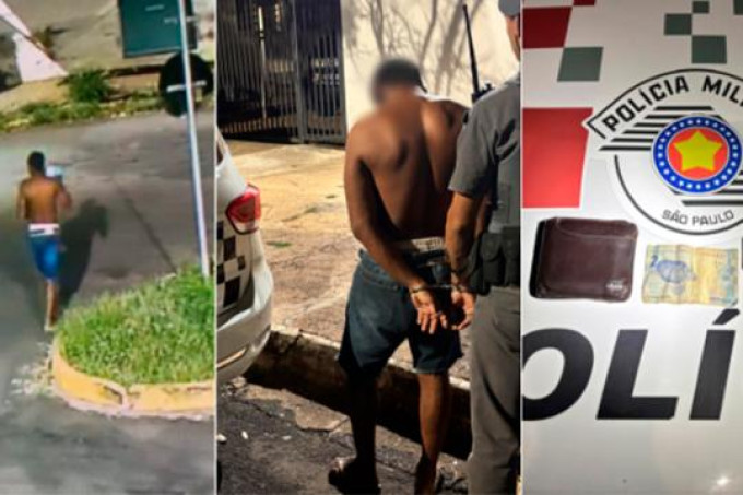 Homem rouba o pr�prio tio em Adamantina e � preso ap�s imagens do monitoramento