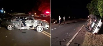 Mulher � socorrida em estado grave ap�s colis�o entre ve�culos na SP-294, entre Tup� e Iacri