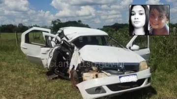 M�e e filho morrem ap�s motorista perder controle e bater ve�culo contra coqueiro em avenida de Quintana