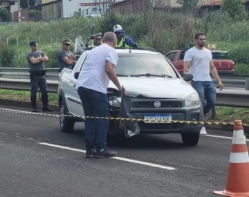 Idoso morre ao bater com a moto na lateral de carro na Rodovia do Contorno em Marlia