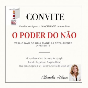 Advogada lan�a hoje livro no Angatu Hotel em Osvaldo Cruz