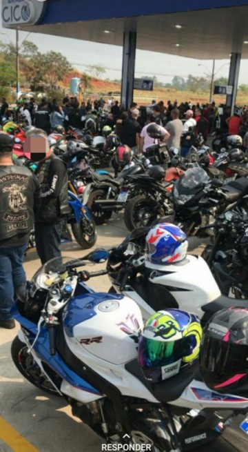 Encontro de motos: concentrao de pessoas foi registrado como caso de polcia