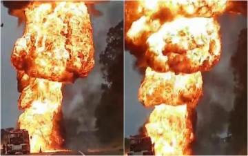 Rodovia � interditada ap�s caminh�o-tanque pegar fogo entre Bilac e Birigui