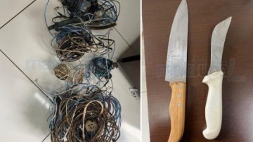 Casal � flagrado furtando fios de casa, agridem propriet�rio e s�o presos pela Pol�cia Militar em Tup�