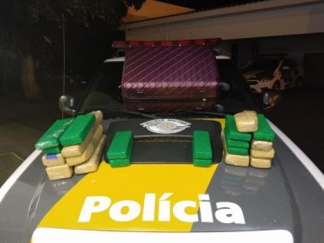 Pol�cia Rodovi�ria apreende quase 17 kg de maconha e prende mulher em flagrante por tr�fico