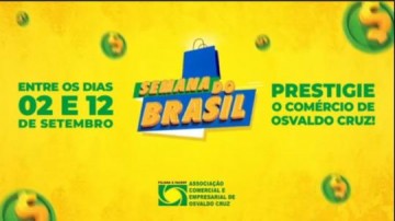 VDEO: Associao Comercial de Osvaldo Cruz adere a Semana Brasil 2022