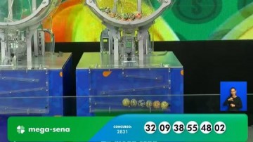 Veja resultado do concurso 2.831 da Mega-Sena desta quinta-feira (20)