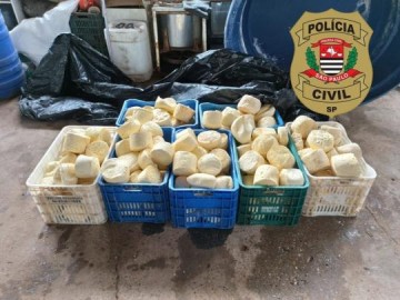 Polcia Civil fecha fbrica clandestina de queijo s margens da SP-294 em Dracena