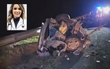 M�dica de 27 anos morre em acidente entre carro e carreta em Promiss�o