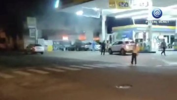 V�DEO: Inc�ndio destr�i oficina na Avenida Roosevelt em OC