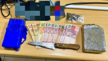 PM prende traficante com quase 1kg de maconha em Osvaldo Cruz