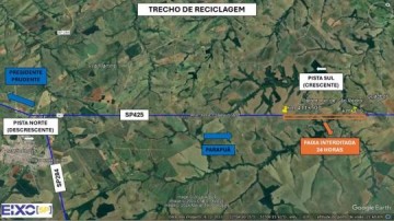 Obras no asfalto da Rodovia Assis Chateaubriand prosseguem at� 23 de setembro no trecho entre Martin�polis e Parapu�